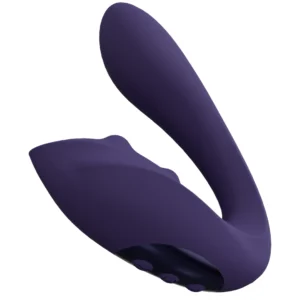 VIVE Yuki Dual Motor Intimate Device with Massaging Beads Purple