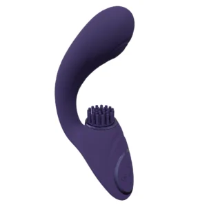 VIVE GEN Triple Motor Vibrator with Pulse Wave & Bristle System Purple